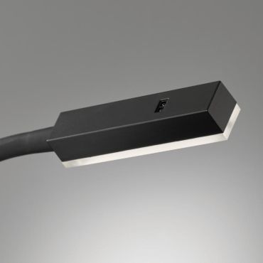 Fischer &amp; Honsel Raik - wandverlichting met gebarencontrole - 4 x 4 x 57 cm - 5W LED incl. - mat zwart