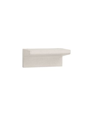 Nova Luce Lita - buiten wandverlichting - 20 x 9 x 12 cm - 6W LED incl. - IP65 - wit