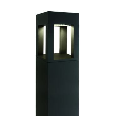 ONE Light Cage Light II – tuinpaal - 16 x 16 x 90 cm - 22W LED incl. - IP65 - antraciet - witte lichtkleur