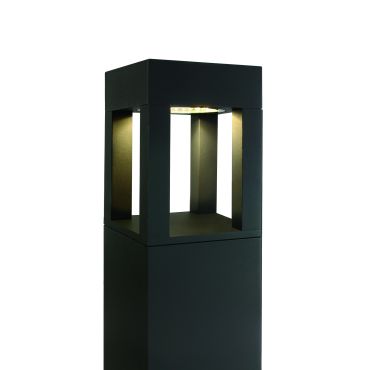 ONE Light Cage Light I - tuinpaal - 16 x 16 x 60 cm - 22W LED incl. - IP65 - antraciet - witte lichtkleur