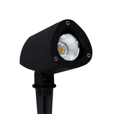 Nova Luce Inside - grondspot op piek - 28 cm - 7W LED incl. - IP65 - zwart