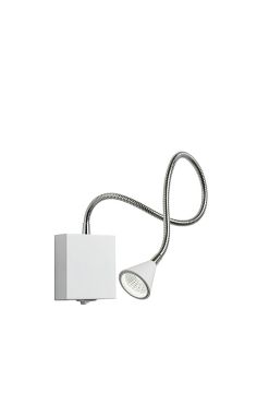 Lucide Buddy - wandverlichting - 8 x 8 x 62 cm - 4W LED incl. - wit