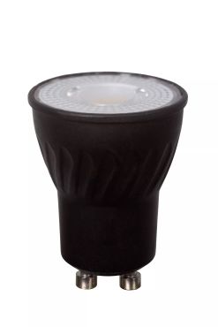 Lucide LED-spot - Ø 3,5 x 4,6 cm - GU10 (mini) - 3,8W dimbaar - 2700K - zwart