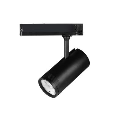Nova Luce Kors - 3-fase railspot - Ø 8,5 x 18 cm - 38W LED incl. - zandzwart