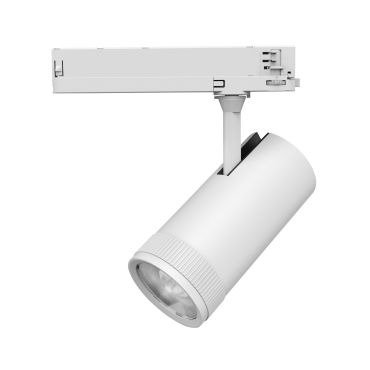 Nova Luce Kors - 3-fase railspot - Ø 8,5 x 18 cm - 38W LED incl. - zandwit