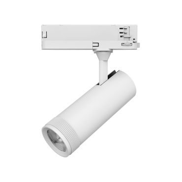 Nova Luce Kors - 3-fase railspot - Ø 6 x 17 cm - 20W LED incl. - zandwit