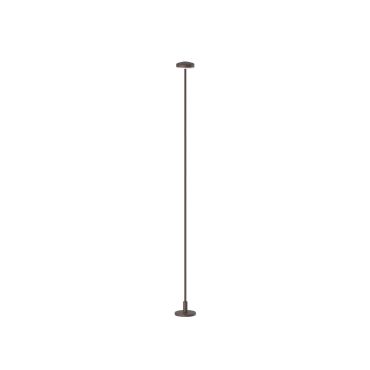 VK Lighting Jade - tuinpaal incl. voet en grondpiek - Ø 7 x 83,4 cm - 1W LED incl. - IP65 - roestbruin