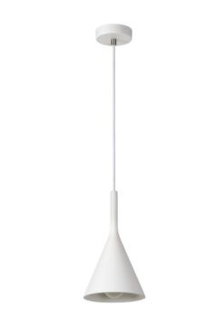 Lucide Gipsy - hanglamp - Ø 16,5 x 130 cm - wit