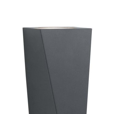 Searchlight Slough - buiten wandverlichting - 12 x 21,5 cm - IP44 - zwart