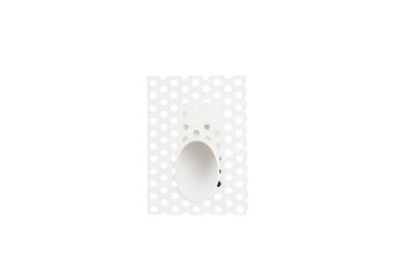 Projectlight Boulogne - inbouw wandverlichting - 8 x 11 cm - 1W dimbare LED incl. - wit