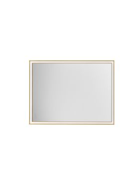 Nova Luce Ambor - spiegel met verlichting - 60 x 80 x 5,5 cm - 38W LED incl. - IP44 - geanodiseerd goud