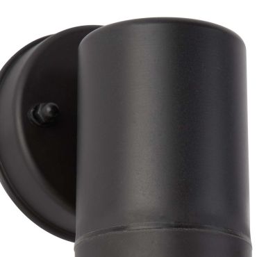Searchlight Oakham - buiten wandverlichting - 8 x 12 cm - IP44 - zwart