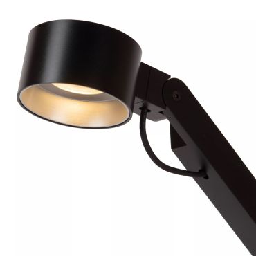 Lucide Ogden - tafellamp - 49 x 20 x 90 cm - 6W dimbare LED incl. - zwart