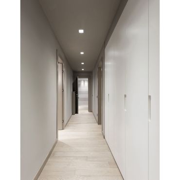 Nova Luce Brad - trimless inbouwspot - 88 x 88 mm, 85 x 85 mm inbouwmaat - wit