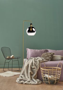 Lucide Julius - staanlamp - Ø 28 x 158 cm - zwart