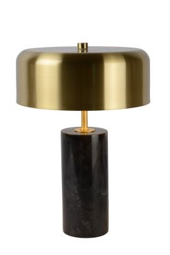 Lucide Mirasol - tafellamp - 36,5 cm - zwart en goud