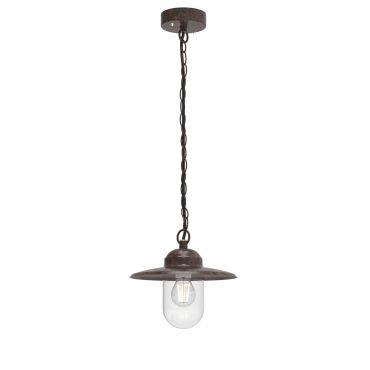 Nordlux Luxembourg - hanglamp - Ø 27,5 x 24 cm - IP33 - roestig