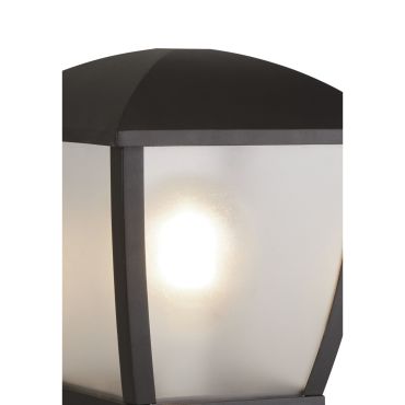 Searchlight Seattle - tuinpaal - 32 x 32 x 73 cm - IP44 - zwart