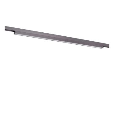 Lucide Linial Glyxx - magnetisch railsysteem - railspot - 60,2 x 1,9 x 2,7 cm - 20W LED incl. - dimfunctie en instelbare lichtkleur via app - zwart mat chroom