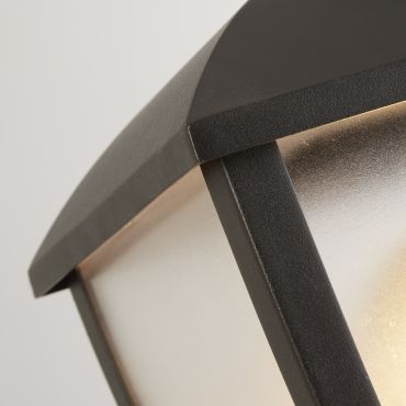 Searchlight Seattle - tuinpaal - 32 x 32 x 45 cm - IP44 - zwart