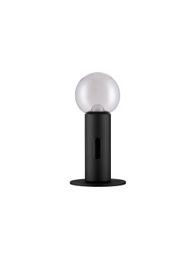Nova Luce Chronos - tafellamp - Ø 15 x 30 cm - 11W dimbare LED incl. - zwart
