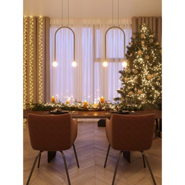 Maxlight Enigma - hanglamp - 40 x 180 cm - 2 x 2W LED incl. - groen