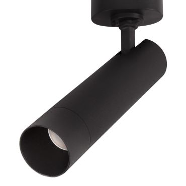 Nova Luce Nap - spot voor magnetisch profielsysteem - Ø 3 x 19 cm - 10W LED incl. - zwart - warm witte lichtkleur