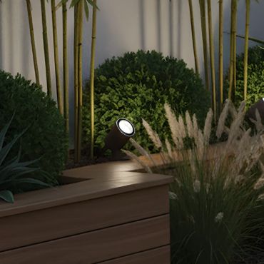 VK Lighting Sui - spot op piek - Ø 7 x 9,8 cm - 12W LED incl. - IP65 - groen