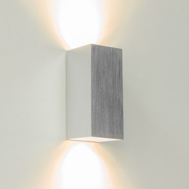 Artdelight Dante - wandverlichting - 6,7 x 6,7 x 15,4 cm - aluminium