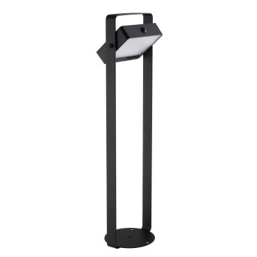 Nordlux Saulio Solar - tuinpaal - Ø 17 x 60 cm - 4,45W LED incl. - IP44 - zwart