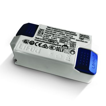 Constant current dimmable LED driver for 300/350mA LED spots / LED fittings.