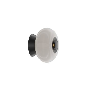 VK Lighting Arbor - wandlamp - Ø 20 x 15,5 cm - 9W LED incl. - wit en zwart
