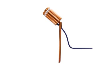 Integral LED Moroni - grondspot  op piek - Ø 6 x 37,2 cm - IP65 - koper