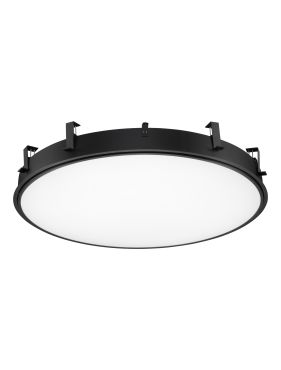 Nova Luce Perfect Profile Trimless - inbouwspot - Ø 1045 mm, 1030 mm inbouwmaat - 120W dimbare LED incl. - 3000K - zwart