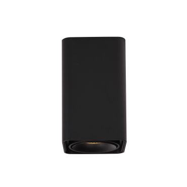 SHOWROOMMODEL - Dobac Batumi Longer - opbouwspot 1L - 10 x 10 x 17 cm - 8W LED incl. - zwart