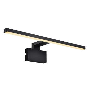 Nordlux Marlee 50 - wandlamp - 50 x 13,6 x 6,4 cm - 8,9W LED incl.  - IP44 - zwart - warm wit (3000K)