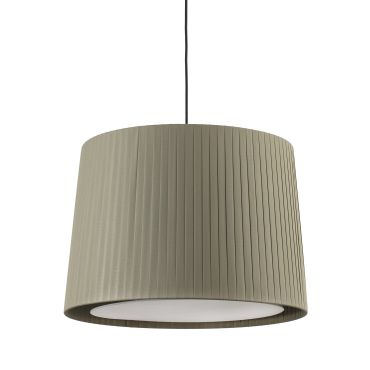Faro Samba - hanglamp - Ø 40 x 30 cm - zwart en groen