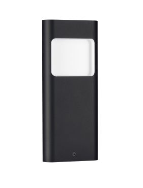 Nova Luce Tall - tuinpaal - 12,5 x 30 x 4 cm - 4W LED incl. - IP54 - zandzwart