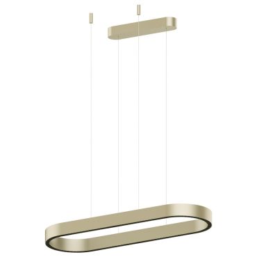 VK Lighting Aria - hanglamp - 30 x 306 x 86,8 cm - 80W dimbare LED incl. - goud