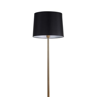Faro Rem - staanlamp - 171 cm - brons en zwart