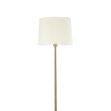 Faro Rem - staanlamp - 171 cm - brons en wit