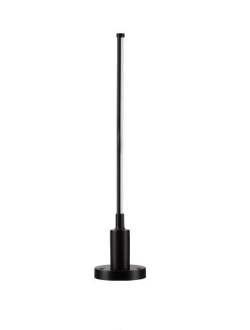 Nova Luce Dessay - tuinpaal - Ø 1,6 x 58 cm - 6W LED incl. - IP65 - zandzwart