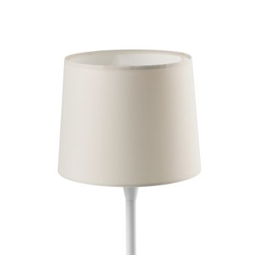 Faro Conga - tafellamp - Ø 25 x 49,5 cm - wit en beige