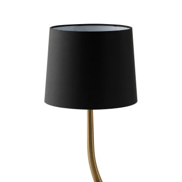 Faro Rem - tafellamp - Ø 25 x 57 cm - brons en zwart