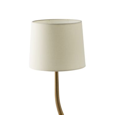 Faro Rem - tafellamp - Ø 25 x 57 cm - brons en beige