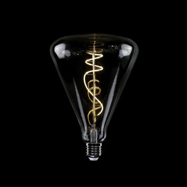 Daylight Italia LED lamp Cone - Ø 14 x 20 cm - E27 - 10W dimbaar - 2700K - transparant