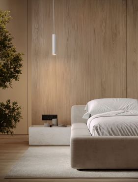 Nova Luce Mor - hanglamp - Ø 4 x 200 cm - wit