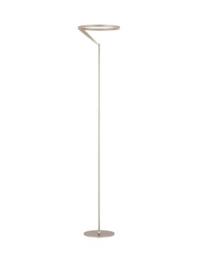 Nova Luce Tilia - vloerlamp - Ø 33 x 168 cm - 26W dimbare LED incl. - mokkakoffie