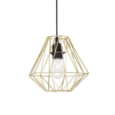 Nova Luce Isabella - hanglamp - Ø 23 x 140 cm - messing