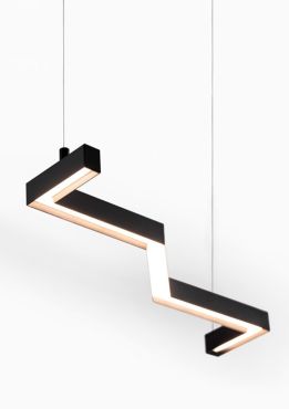 KLUS PDS-ZMG - LED profiel voor een smallere lichtbundel - 1,66 x 2,2 cm - zwart